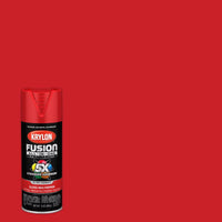 Krylon Fusion All-In-One Gloss Red Pepper Paint + Primer Spray Paint 12 oz (Pack of 6).