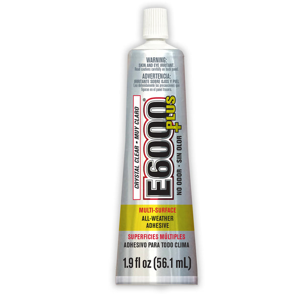 E6000 Plus NO ODOR Multi-Surface All-Weather Crystal Clear Adhesive