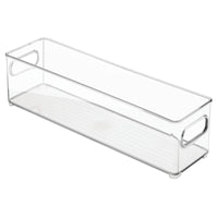 InterDesign 4 in. H x 4 in. W x 14.5 in. D Stackable Storage Bin (Pack of 6)