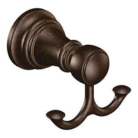 OIL RUBBED BRONZE DOUBLE ROBE HOOK