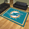 NFL - Miami Dolphins 8ft. x 10 ft. Plush Area Rug