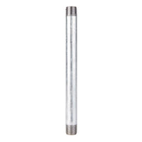 STZ Industries 1/2 in. MIP each X 1/2 in. D MIP Galvanized Steel 9 in. L Nipple