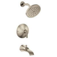 Brushed nickel Posi-Temp(R) tub/shower