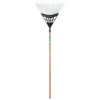 Corona 65 in. L x 21 in. W Steel Rake Wood (Pack of 6)