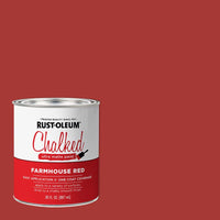 Rust-Oleum Chalked Ultra Matte Farmhouse Red Water-Based Chalk Paint 30 oz. (Pack of 2)