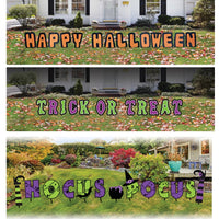 Fun World Yard Sign Halloween Decor (Pack of 12)