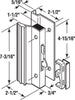 Prime-Line Anodized Aluminum Indoor and Outdoor Patio Door Lock