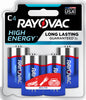 Rayovac High Energy C Alkaline Batteries 4 pk Carded