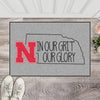 University of Nebraska Southern Style Rug - 19in. x 30in.