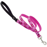 Lupine Pet Original Designs Multicolor Puppy Love Nylon Dog Leash