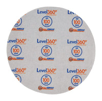 Full Circle Level 360 8.75 in. Aluminum Oxide Hook and Loop Sanding Disc 100 Grit Medium 5 pk