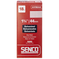 Senco 18 Ga. X 1-3/4 in. L Galvanized Steel Brad Nails 5000 pk