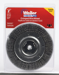 Weiler Vortec Pro 8 in. Crimped Wire Wheel Brush Carbon Steel 4000 rpm 1 pc