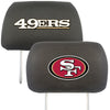 NFL - San Francisco 49ers  Embroidered Head Rest Cover Set - 2 Pieces