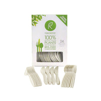 Repurpose Rpr.Utc24.Mp20 100% Compostable Plant-Based High Utensils Combo Set 24 Count