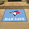 MLB - Toronto Blue Jays Light Blue Man Cave Rug - 34 in. x 42.5 in.