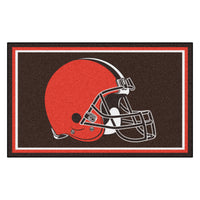 NFL - Cleveland Browns 4ft. x 6ft. Plush Area Rug