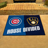 MLB House Divided - Cubs / Brewers House Divided Rug