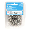 KingChain Mibro 2.7 mm Nickel Plated Silver Steel Decorative Chain .1 in. D 84 in.