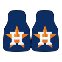 MLB - Houston Astros Carpet Car Mat Set - 2 Pieces