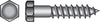 Hillman 5/16 in. X 4-1/2 in. L Hex Zinc-Plated Steel Lag Screw 50 pk