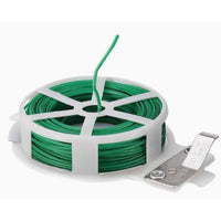 Panacea 7.3 in. H X 6.6 in. W X 2 in. D Green Metal Plant Support Twist Tie