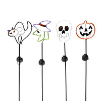 Alpine Assorted Metal 23.3 in. H Halloween Solar Garden Stake (Pack of 12)