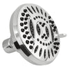 PlumbCraft Chrome Plastic 6 settings Showerhead 2 gpm