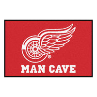 NHL - Detroit Red Wings Man Cave Rug - 19in. x 30in.