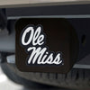 University of Mississippi (Ole Miss) Black Metal Hitch Cover