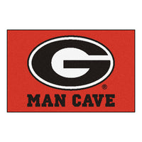 University of Georgia Red Man Cave Rug - 19in. x 30in.