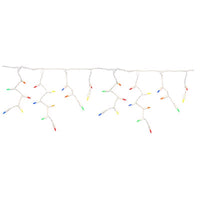 Celebrations Platinum LED T5 Multicolored 100 ct Icicle Christmas Lights 9.5 ft.