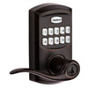 Kwikset SmartKey Venetian Bronze Zinc Electronic Touch Pad Entry Lever