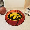 University of Iowa Basketball Rug - 27in. Diameter