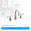 Moen Banbury Chrome Traditional Bathroom Faucet 8-16 in.