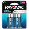 Rayovac High Energy C Alkaline Batteries 2 pk Carded