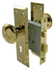 Ultra Hardware Polished Brass Mortise Lock Keyed Alike