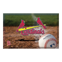 MLB - St. Louis Cardinals Rubber Scraper Door Mat