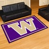 University of Washington 5ft. x 8 ft. Plush Area Rug