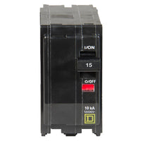 Square D QO 15 amps Standard 2-Pole Circuit Breaker