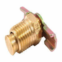 Forney Brass Drain Cock 1/4 in. Male 1 pc