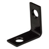 National Hardware 1 in. H X 0.5 in. W X 0.07 in. D Black Steel Inside Corner Brace