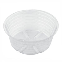 Bond CVS006DL 6" Deep Dish Clear Plastic Saucers (Pack of 25)