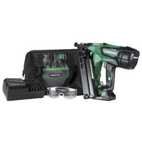 Metabo HPT 15 Ga. Cordless 34 deg. Angled Finish Nailer Kit 18 volt