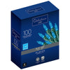 Celebrations Blue LED Mini Blue 100 ct String Christmas Lights 24.5 ft.