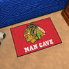 NHL - Chicago Blackhawks Man Cave Rug - 19in. x 30in.