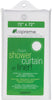 iDesign 72 in. H X 72 in. W White Soft Shower Curtain Liner EVA