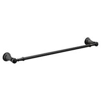 MATTE BLACK 24" TOWEL BAR