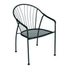 Living Accents Winston Black Steel Frame Chair