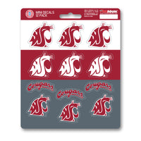 Washington State University 12 Count Mini Decal Sticker Pack